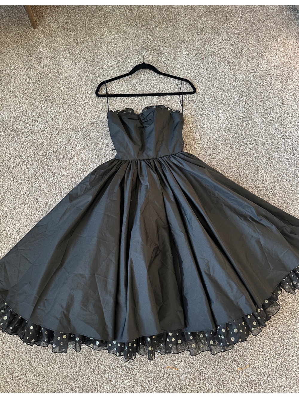 Vintage 1950s prom formal party gown
